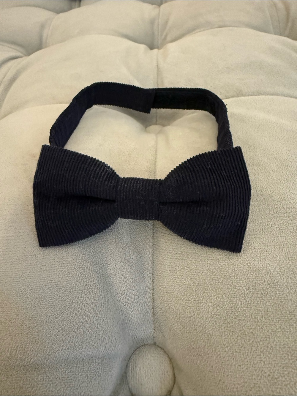 Gymboree Black Corduroy Kids Bow Tie
